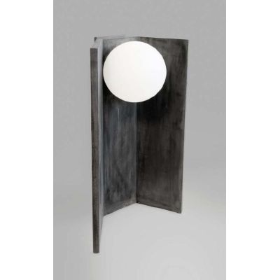 1119 PASSO PALETTO DA GIARDINO ALTEZZA CM 50 IP65 IN 6 COLORI MADE IN ITALY DESIGN MODERNO ATTACCO E27 9010 BELFIORE - Cristalen