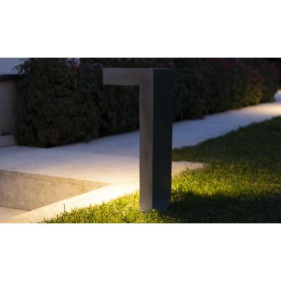 1093 ELLE PALO DA GIARDINO 6 COLORI ALTEZZE CM 50 E CM 80 IP65 MADE IN ITALY LED 10W LUCE 3000K MODERNO 9010 BELFIORE - Cristale