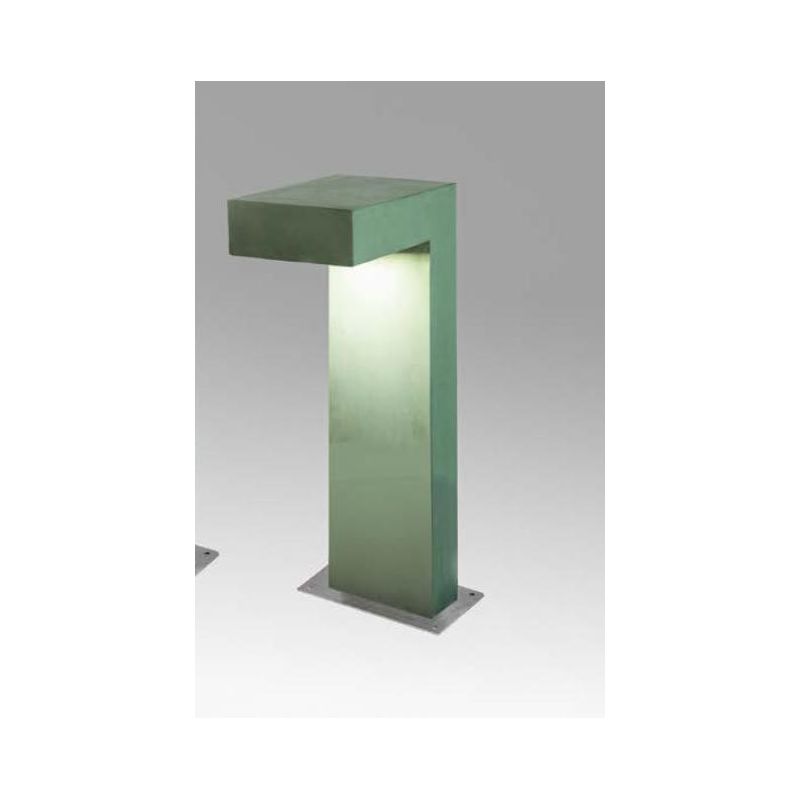 1093 ELLE PALO DA GIARDINO 6 COLORI ALTEZZE CM 50 E CM 80 IP65 MADE IN ITALY LED 10W LUCE 3000K MODERNO 9010 BELFIORE - Cristale