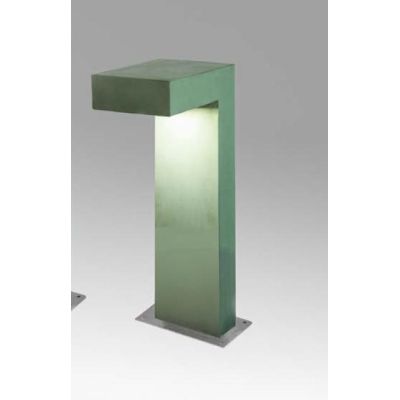 1093 ELLE PALO DA GIARDINO 6 COLORI ALTEZZE CM 50 E CM 80 IP65 MADE IN ITALY LED 10W LUCE 3000K MODERNO 9010 BELFIORE - Cristale