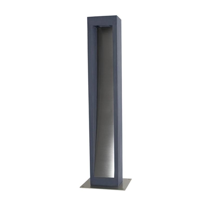 1103A MONO PALO DA GIARDINO ALTEZZA CM 100 IP65 IN 6 COLORI MADE IN ITALY LED 10W LUCE 3000K MODERNO 9010 BELFIORE - Cristalensi