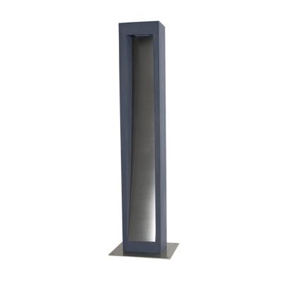 1103A MONO PALO DA GIARDINO ALTEZZA CM 100 IP65 IN 6 COLORI MADE IN ITALY LED 10W LUCE 3000K MODERNO 9010 BELFIORE - Cristalensi