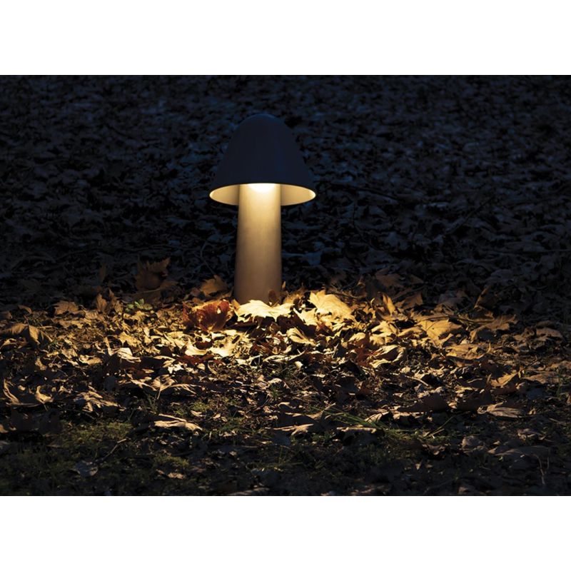 1106A MINU PALETTO DA GIARDINO ALTEZZA CM 63 IP65 IN 6 COLORI MADE IN ITALY LED 10W LUCE 3000K MODERNO 9010 BELFIORE - Cristalen