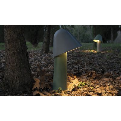 1106A MINU PALETTO DA GIARDINO ALTEZZA CM 63 IP65 IN 6 COLORI MADE IN ITALY LED 10W LUCE 3000K MODERNO 9010 BELFIORE - Cristalen