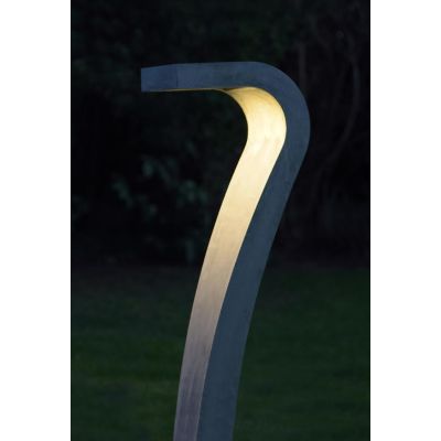 1107 COBRA PALO DA GIARDINO ALTEZZA CM 90 IP65 IN 6 COLORI MADE IN ITALY LED 10W LUCE 3000K MODERNO 9010 BELFIORE - Cristalensi
