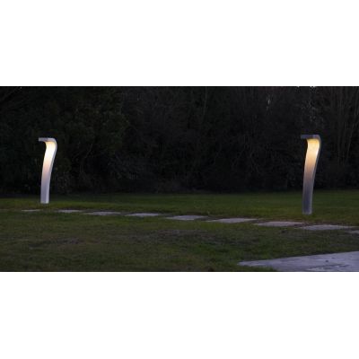 1107 COBRA PALO DA GIARDINO ALTEZZA CM 90 IP65 IN 6 COLORI MADE IN ITALY LED 10W LUCE 3000K MODERNO 9010 BELFIORE - Cristalensi