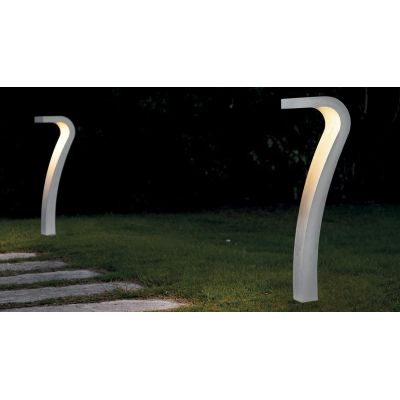 1107 COBRA PALO DA GIARDINO ALTEZZA CM 90 IP65 IN 6 COLORI MADE IN ITALY LED 10W LUCE 3000K MODERNO 9010 BELFIORE - Cristalensi