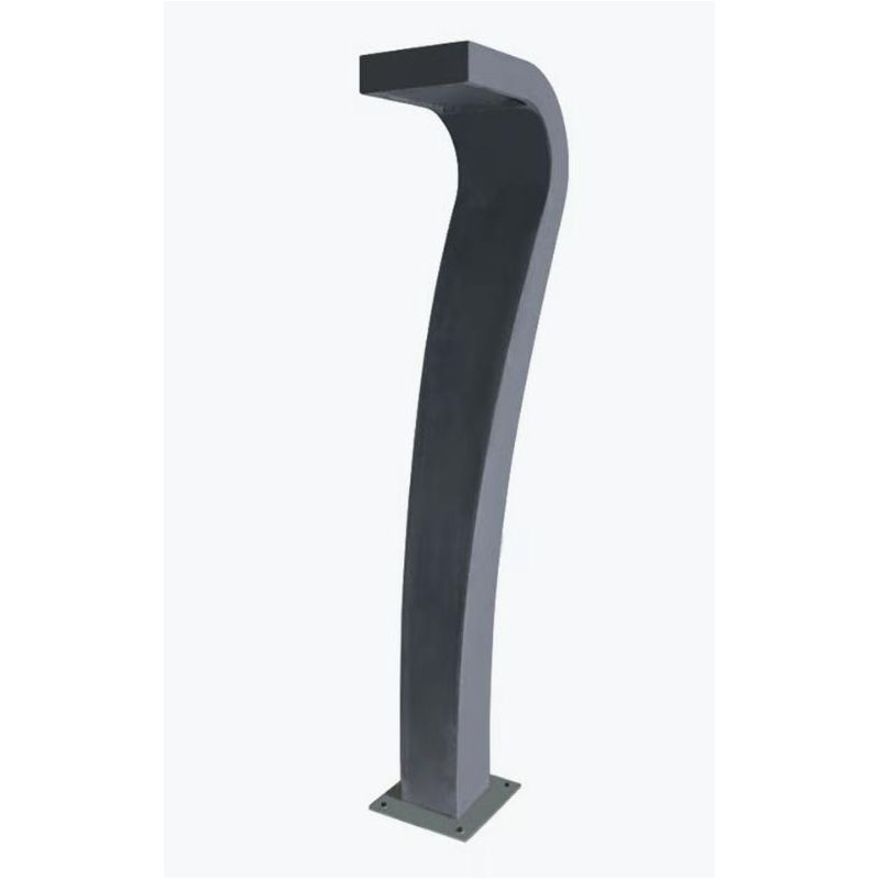 1107 COBRA PALO DA GIARDINO ALTEZZA CM 90 IP65 IN 6 COLORI MADE IN ITALY LED 10W LUCE 3000K MODERNO 9010 BELFIORE - Cristalensi
