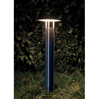 1109 ERCOLE PALO DA GIARDINO MODERNO IP65 IN 6 COLORI MADE IN ITALY ALTEZZA CM 78 ATTACCO GU10 9010 BELFIORE - Cristalensi Shop