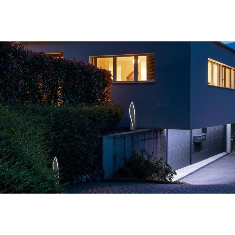 1121 ANTHEA PALO DA GIARDINO ORIGINALE IP65 IN 6 COLORI LED 14W ALTEZZA CM 90 MADE IN ITALY 9010 BELFIORE - Cristalensi Shop Onl
