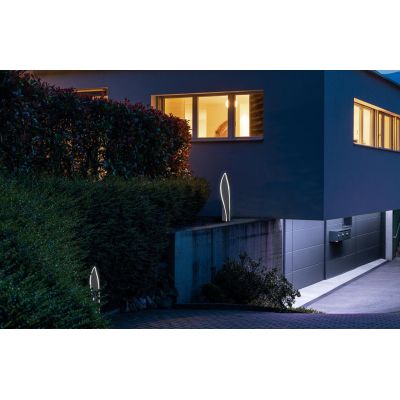 1121 ANTHEA PALO DA GIARDINO ORIGINALE IP65 IN 6 COLORI LED 14W ALTEZZA CM 90 MADE IN ITALY 9010 BELFIORE - Cristalensi Shop Onl