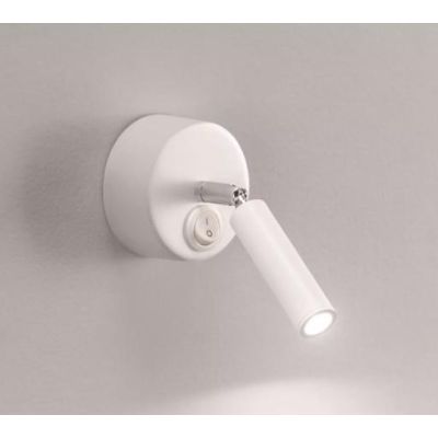 945 NADIR APPLIQUE SPOT DIREZIONABILE LED 3W 3000K CON INTERRUTTORE SULLA BASE ISYLUCE - Cristalensi Shop Online