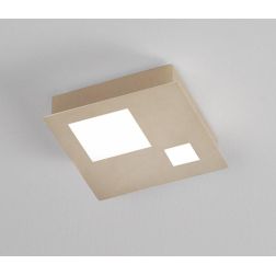 PLAFONIERA APPLIQUE LED DUE COLORI 18X18 CM LED 12W 3000K MODERNA AFFRALUX - Cristalensi Shop Online 2