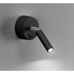 945 NADIR APPLIQUE SPOT DIREZIONABILE LED 3W 3000K CON INTERRUTTORE SULLA BASE ISYLUCE - Cristalensi Shop Online 2