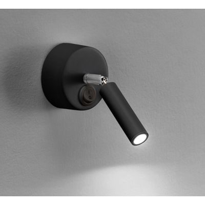 945 NADIR APPLIQUE SPOT DIREZIONABILE LED 3W 3000K CON INTERRUTTORE SULLA BASE ISYLUCE - Cristalensi Shop Online