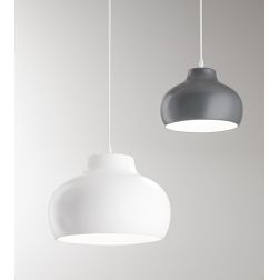 CEPA SOSPENSIONE MODERNA IN CERAMICA BIANCA,SABBIA O GRIGIA DIAMETRO CM 25 O CM 33 DESIGN MODERNO AFFRALUX - Cristalensi Shop On