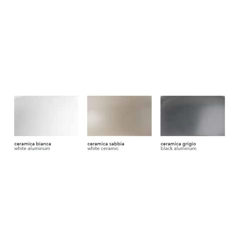 CEPA SOSPENSIONE DECENTRATA 6 LUCI IN CERAMICA GRIGIA E SABBIA DESIGN MODERNO AFFRALUX - Cristalensi Shop Online