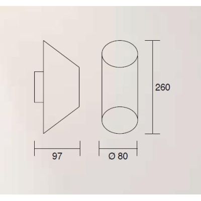 764 765 APPLIQUE MODERNA IN ALLUMINIO BIANCO O NERO CON INTERNO ORO BI-EMISSIONE ATTACCO G9 ISYLUCE - Cristalensi Shop Online