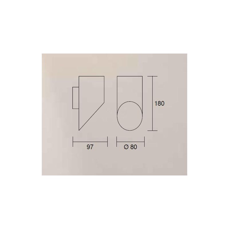 762 763 APPLIQUE MODERNA IN ALLUMINIO BIANCO O NERO CON INTERNO ORO BI-EMISSIONE ATTACCO G9 ISYLUCE - Cristalensi Shop Online