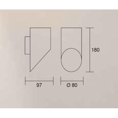 762 763 APPLIQUE MODERNA IN ALLUMINIO BIANCO O NERO CON INTERNO ORO BI-EMISSIONE ATTACCO G9 ISYLUCE - Cristalensi Shop Online