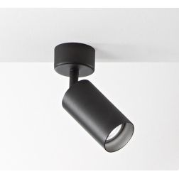 770 771 SPOT ORIENTABILE IN ALLUMINIO BIANCO O NERO DA SOFFITTO O DA PARETE PORTALAMPADA GU10 DI ISYLUCE ISYLUCE - Cristalensi S 2