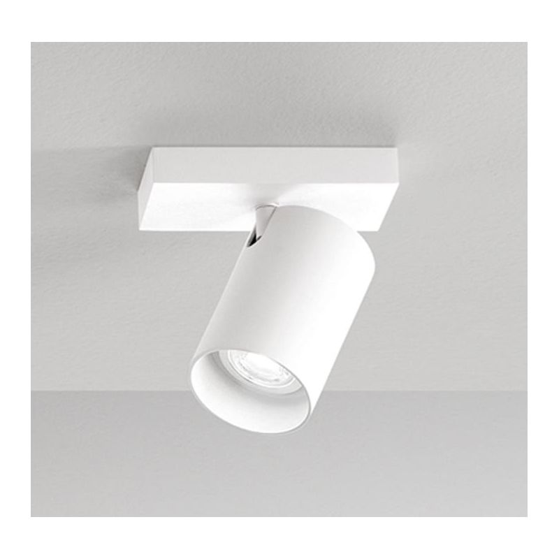 778 779 SPOT ORIENTABILE IN ALLUMINIO BIANCO O NERO BASE RETTANGOLARE PORTALAMPADA GU10 DI ISYLUCE ISYLUCE - Cristalensi Shop On