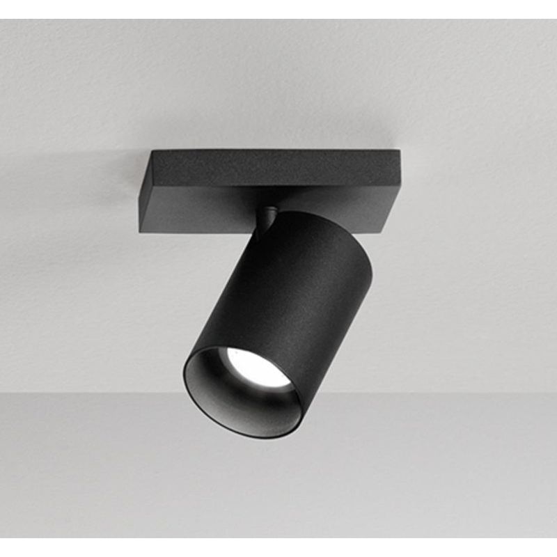 778 779 SPOT ORIENTABILE IN ALLUMINIO BIANCO O NERO BASE RETTANGOLARE PORTALAMPADA GU10 DI ISYLUCE ISYLUCE - Cristalensi Shop On