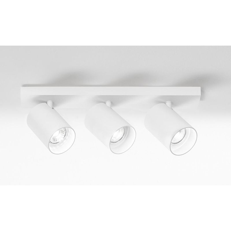 782 783 PLAFONIERA APPLIQUE 3 LUCI ALLUMINIO BIANCO O NERO MODERNA PORTALAMPADE GU10 DI ISYLUCE ISYLUCE - Cristalensi Shop Onlin