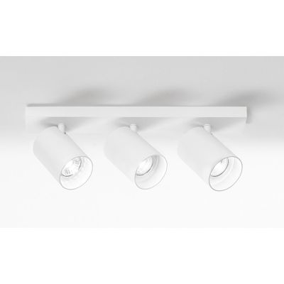 782 783 PLAFONIERA APPLIQUE 3 LUCI ALLUMINIO BIANCO O NERO MODERNA PORTALAMPADE GU10 DI ISYLUCE ISYLUCE - Cristalensi Shop Onlin