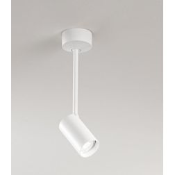 784 785 SPOT ORIENTABILE MODERNO SPORGENZA CM 30 ALLUMINIO BIANCO O NERO PORTALAMPADA GU10 DI ISYLUCE ISYLUCE - Cristalensi Shop 2