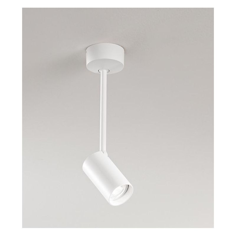 784 785 SPOT ORIENTABILE MODERNO SPORGENZA CM 30 ALLUMINIO BIANCO O NERO PORTALAMPADA GU10 DI ISYLUCE ISYLUCE - Cristalensi Shop