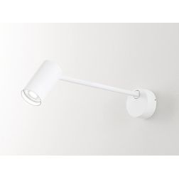 786 787 SPOT ORIENTABILE MODERNO SPORGENZA CM 40 ALLUMINIO BIANCO O NERO PORTALAMPADA GU10 DI ISYLUCE ISYLUCE - Cristalensi Shop 2