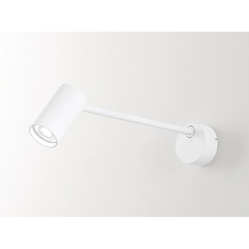 786 787 SPOT ORIENTABILE MODERNO SPORGENZA CM 40 ALLUMINIO BIANCO O NERO PORTALAMPADA GU10 DI ISYLUCE ISYLUCE - Cristalensi Shop