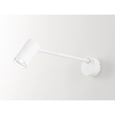 786 787 SPOT ORIENTABILE MODERNO SPORGENZA CM 40 ALLUMINIO BIANCO O NERO PORTALAMPADA GU10 DI ISYLUCE ISYLUCE - Cristalensi Shop