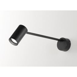 786 787 SPOT ORIENTABILE MODERNO SPORGENZA CM 40 ALLUMINIO BIANCO O NERO PORTALAMPADA GU10 DI ISYLUCE ISYLUCE - Cristalensi Shop