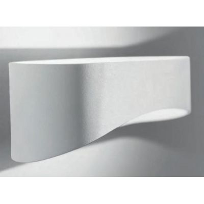 DRAPPO APPLIQUE MODERNA ALLUMINIO BIANCO O NERO 3 MISURE LED 10W - 20W - 36W LUCE 3000K O 4000K ISYLUCE - Cristalensi Shop Onlin