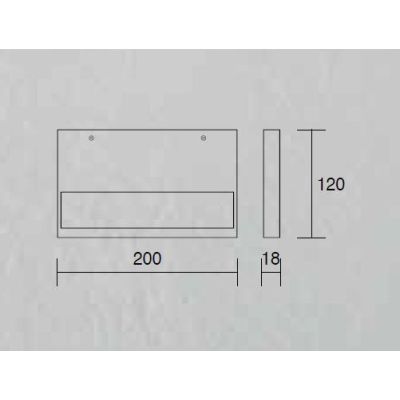PLATE APPLIQUE A MENSOLA IN 2 MISURE ALLUMINIO BIANCO O NERO LED 12W - 24W LUCE 3000K E 4000K MODERNA ISYLUCE - Cristalensi Shop