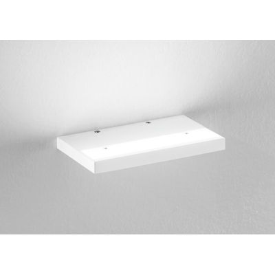 PLATE APPLIQUE A MENSOLA IN 2 MISURE ALLUMINIO BIANCO O NERO LED 12W - 24W LUCE 3000K E 4000K MODERNA ISYLUCE - Cristalensi Shop