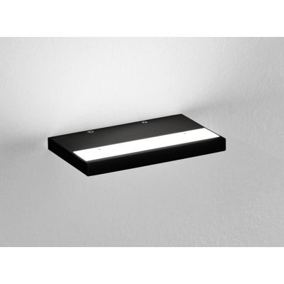 PLATE APPLIQUE A MENSOLA IN 2 MISURE ALLUMINIO BIANCO O NERO LED 12W - 24W LUCE 3000K E 4000K MODERNA ISYLUCE - Cristalensi Shop