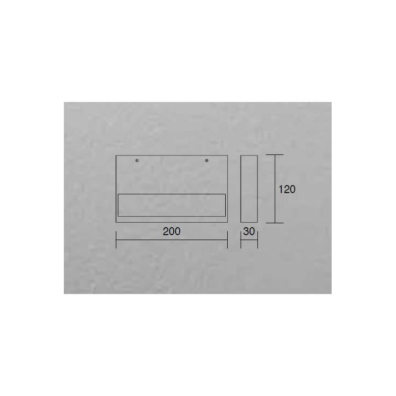 PLATE DUPLEX APPLIQUE IN 2 MISURE BIEMISSIONE BIANCA O NERA LED 15W - 40W LUCE 3000K E 4000K MODERNA ISYLUCE - Cristalensi Shop