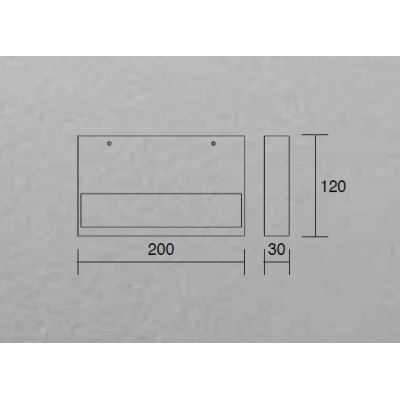 PLATE DUPLEX APPLIQUE IN 2 MISURE BIEMISSIONE BIANCA O NERA LED 15W - 40W LUCE 3000K E 4000K MODERNA ISYLUCE - Cristalensi Shop