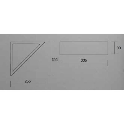 PITAGORA APPLIQUE ANGOLARE IN GESSO BIANCO VERNICIABILE ATTACCO E27 DESIGN MODERNO ISYLUCE ISYLUCE - Cristalensi Shop Online