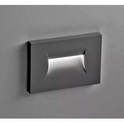 MONNALISA SEGNAPASSO INCASSO SCATOLA 503 LED 3W 3000K O 4000K BIANCO O GRIGIO 230V ISYLUCE - Cristalensi Shop Online