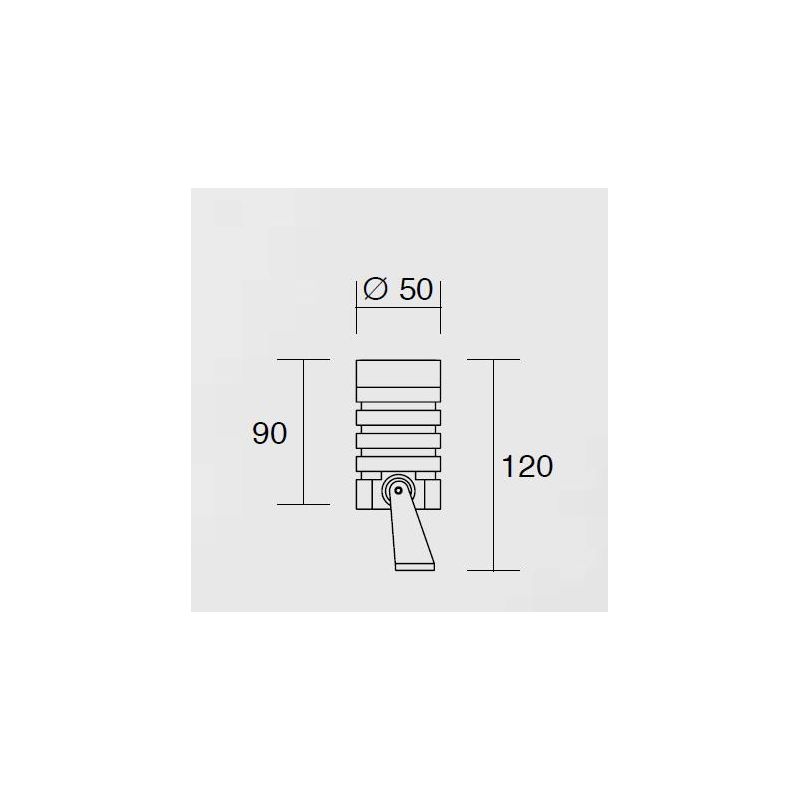 LARIO FARETTO SPOT DA ESTERNO IP65 BIANCO,NERO O CORTEN LED 5W LUCE 3000K O 4000K MODERNO ISYLUCE ISYLUCE - Cristalensi Shop Onl