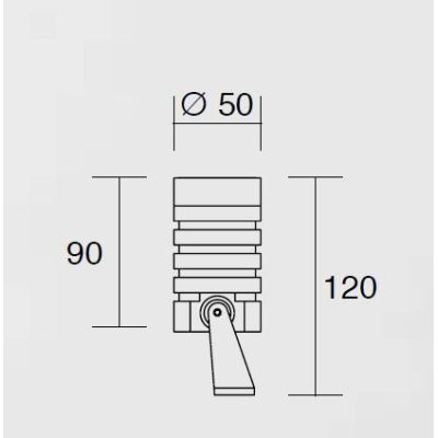 LARIO FARETTO SPOT DA ESTERNO IP65 BIANCO,NERO O CORTEN LED 5W LUCE 3000K O 4000K MODERNO ISYLUCE ISYLUCE - Cristalensi Shop Onl