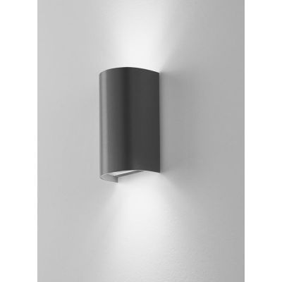 324 325 APPLIQUE DA ESTERNO BIEMISSIONE IP54 ANTI SALSEDINE COLORI BIANCO E ANTRACITE ATTACCO GU10 ISYLUCE ISYLUCE - Cristalensi