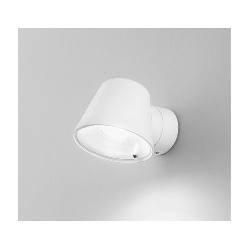 328 329 APPLIQUE ORIENTABILE DA ESTERNO IP54 ANTI SALSEDINE BIANCO E ANTRACITE ATTACCO GU10 ISYLUCE ISYLUCE - Cristalensi Shop O