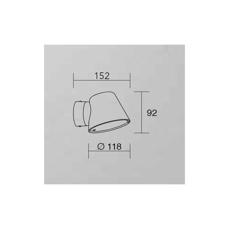 328 329 APPLIQUE ORIENTABILE DA ESTERNO IP54 ANTI SALSEDINE BIANCO E ANTRACITE ATTACCO GU10 ISYLUCE ISYLUCE - Cristalensi Shop O