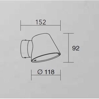 328 329 APPLIQUE ORIENTABILE DA ESTERNO IP54 ANTI SALSEDINE BIANCO E ANTRACITE ATTACCO GU10 ISYLUCE ISYLUCE - Cristalensi Shop O