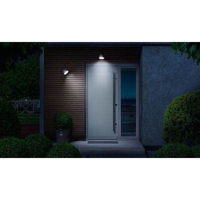 328 329 APPLIQUE ORIENTABILE DA ESTERNO IP54 ANTI SALSEDINE BIANCO E ANTRACITE ATTACCO GU10 ISYLUCE ISYLUCE - Cristalensi Shop O